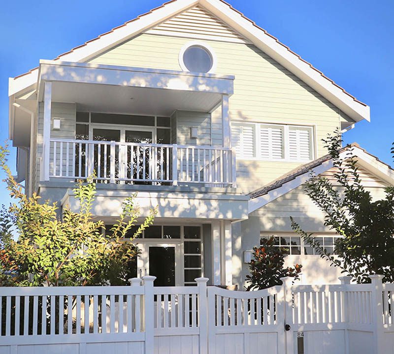 Cottesloe Hamptons exterior, north elevation