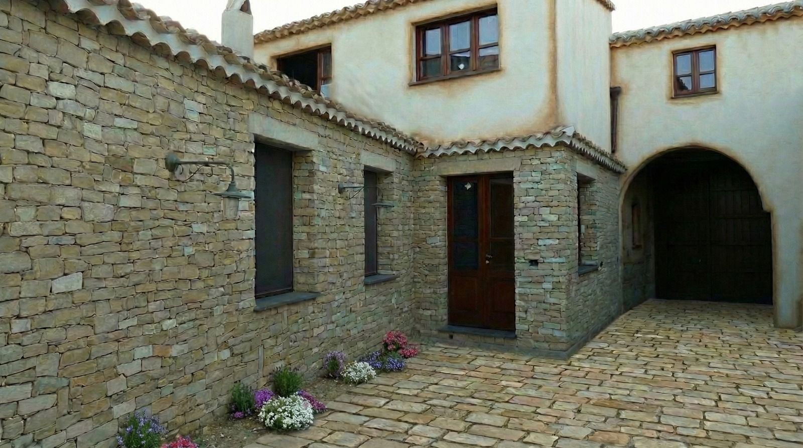 Restored stone home in Sardinia